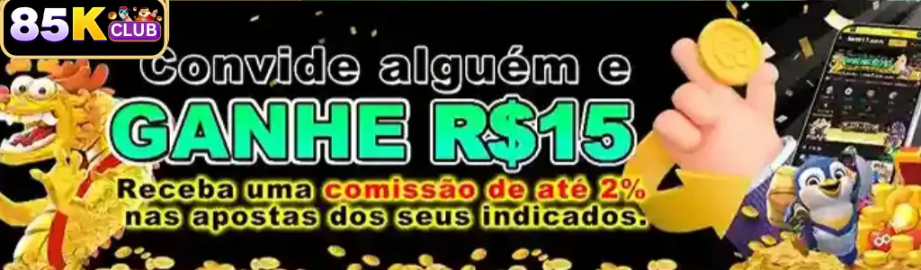 Bônus diários e sorteios na plataforma 85K