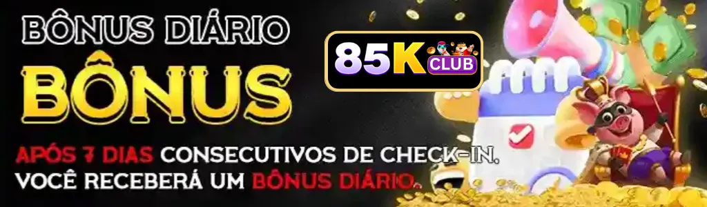 Promoção de bônus exclusiva no 85K cassino